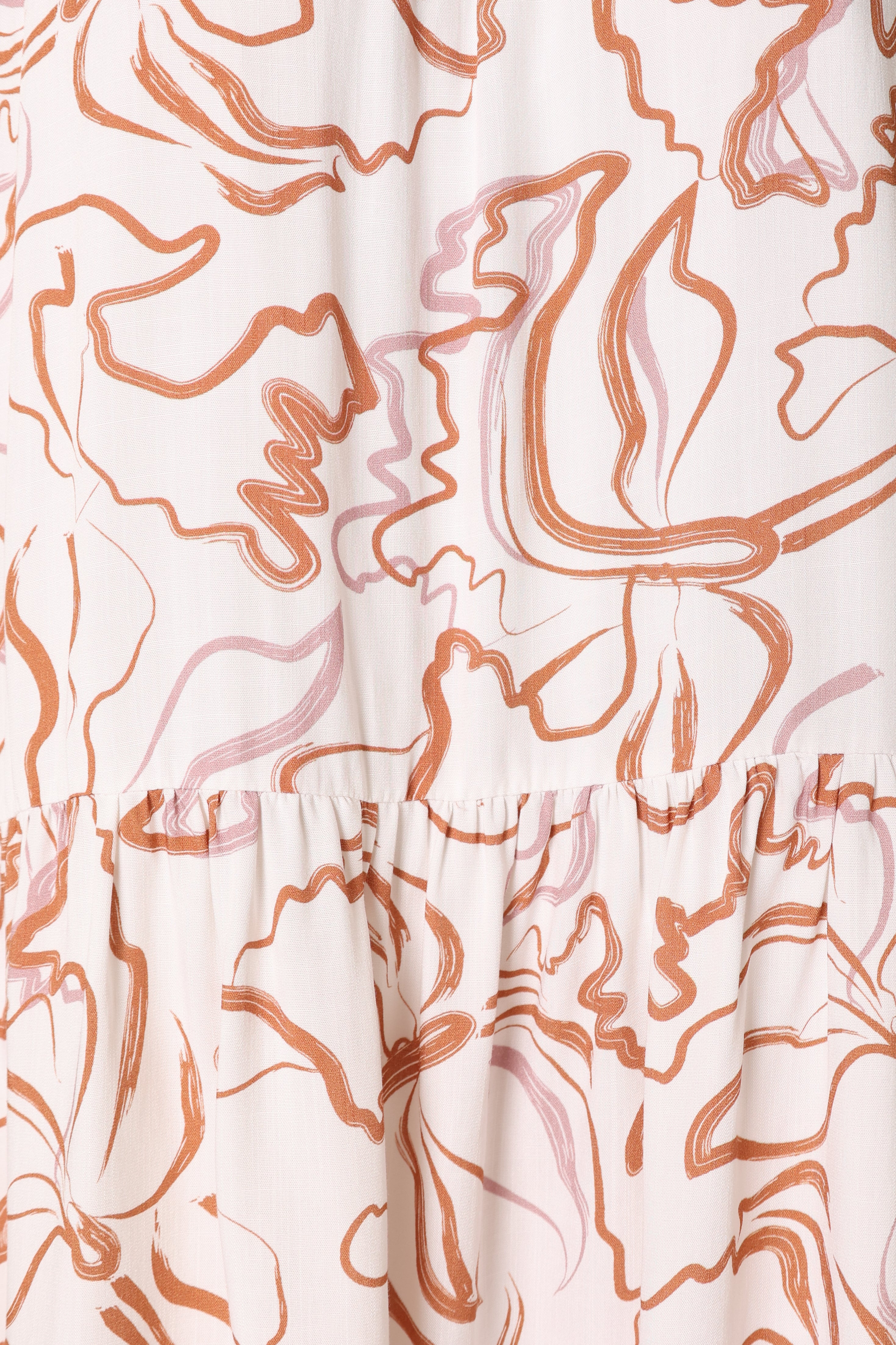 Petal and Pup USA DRESSES Solaris Mini Dress - Tan White