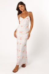 Petal and Pup USA DRESSES Surri Midi Slip Dress - White