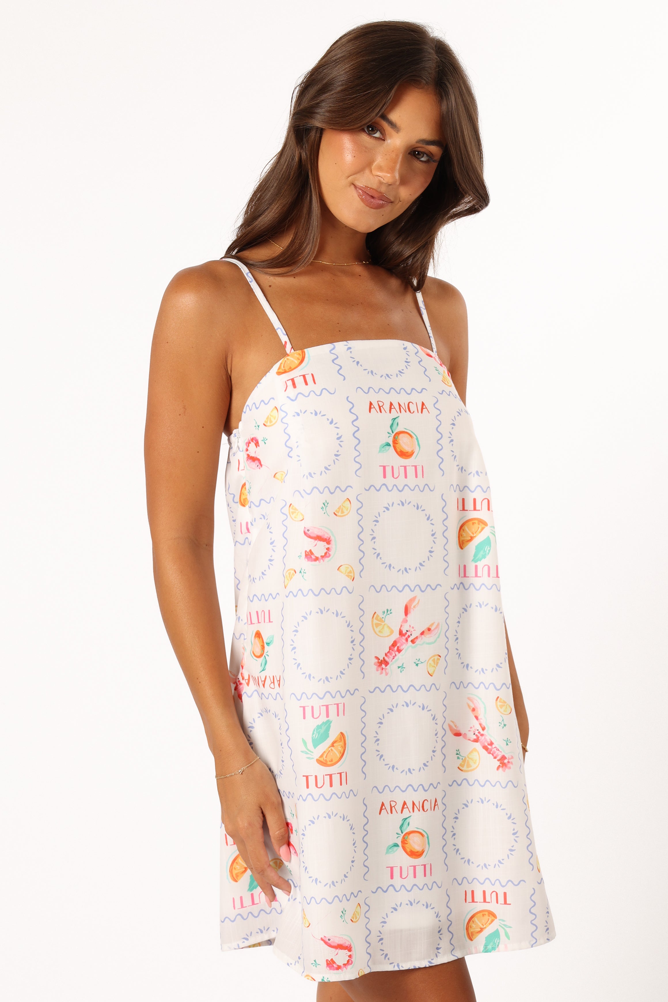 Petal and Pup USA DRESSES Surri Mini Dress - White