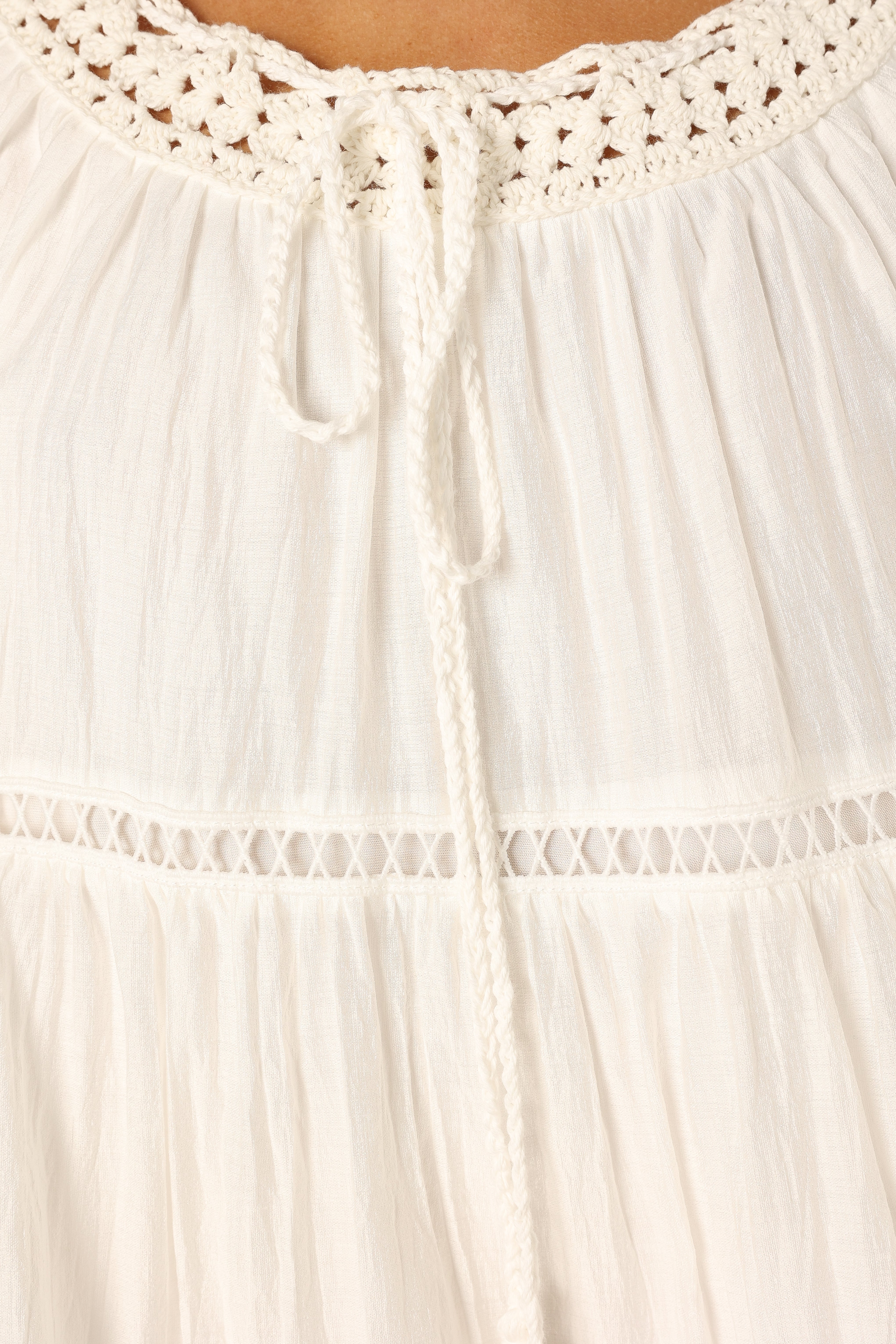 Petal and Pup USA DRESSES Ulla Mini Dress - White