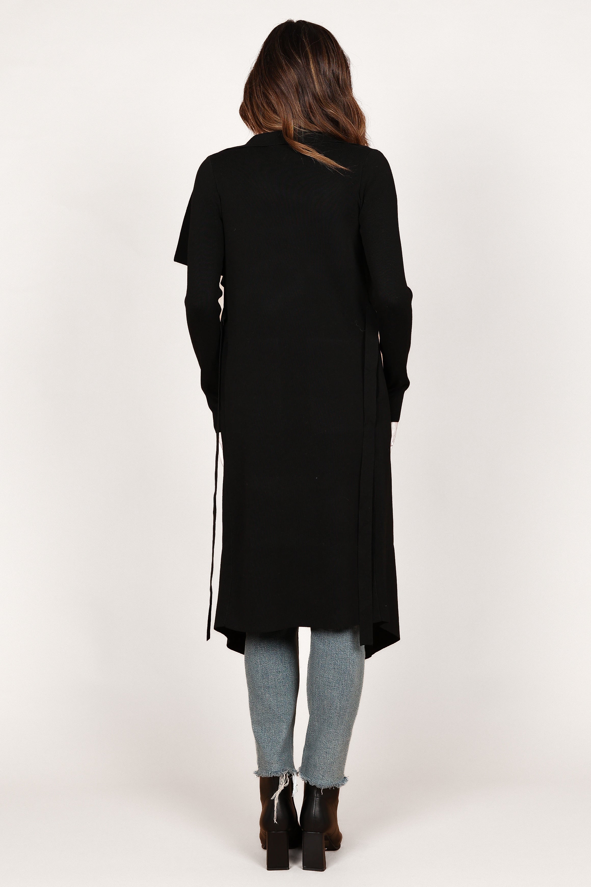 Petal and Pup USA KNITWEAR Audrina Cardigan - Black