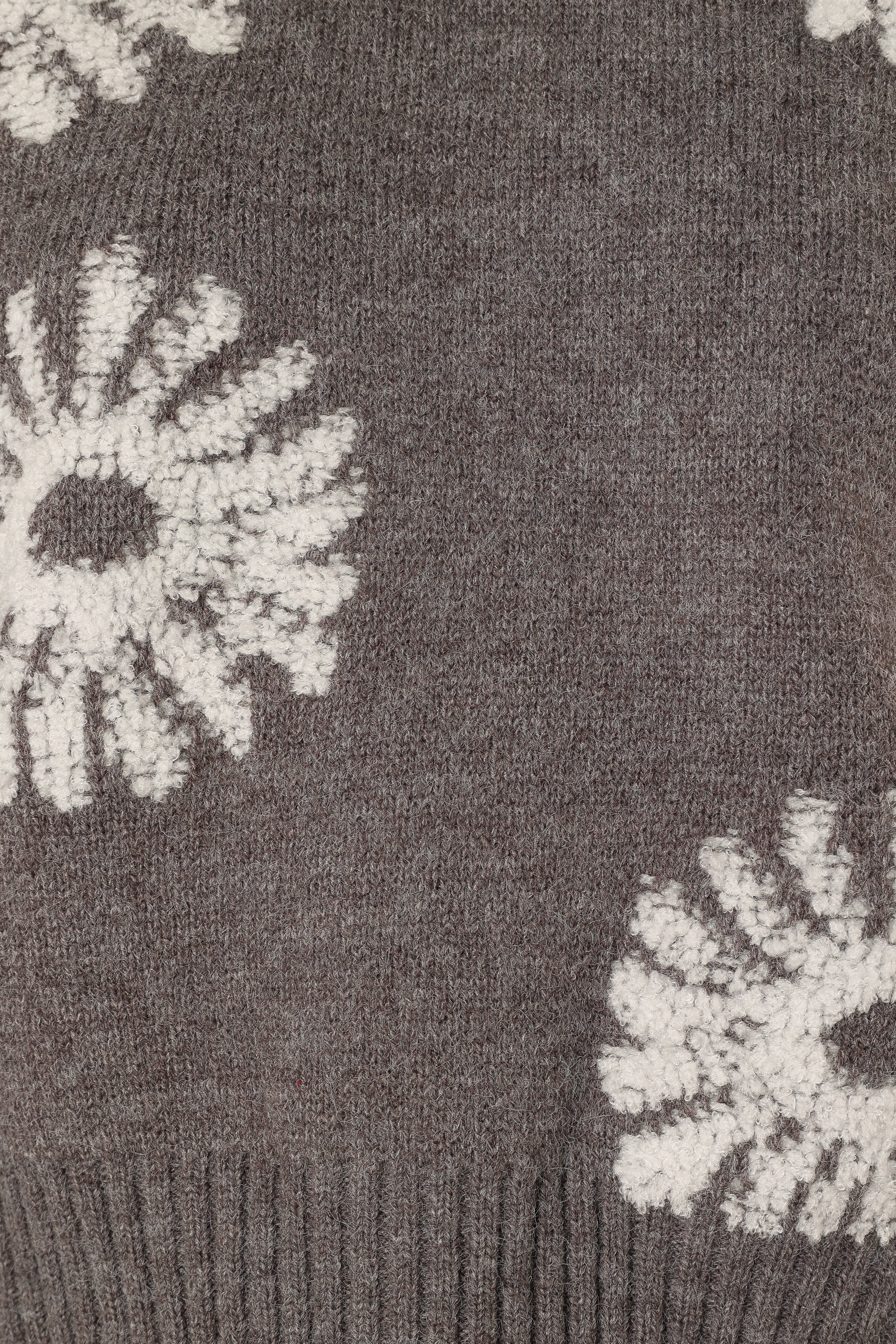 Petal and Pup USA KNITWEAR Chandler Knit Sweater - Grey White