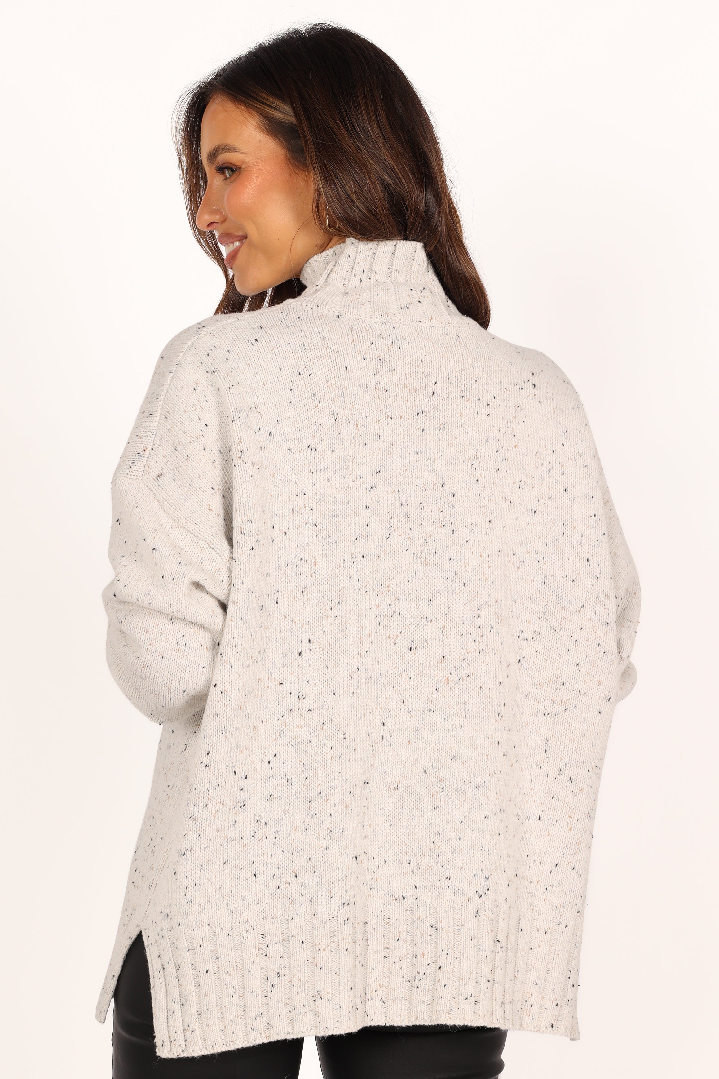 Petal and Pup USA KNITWEAR Conny Knit Sweater - White