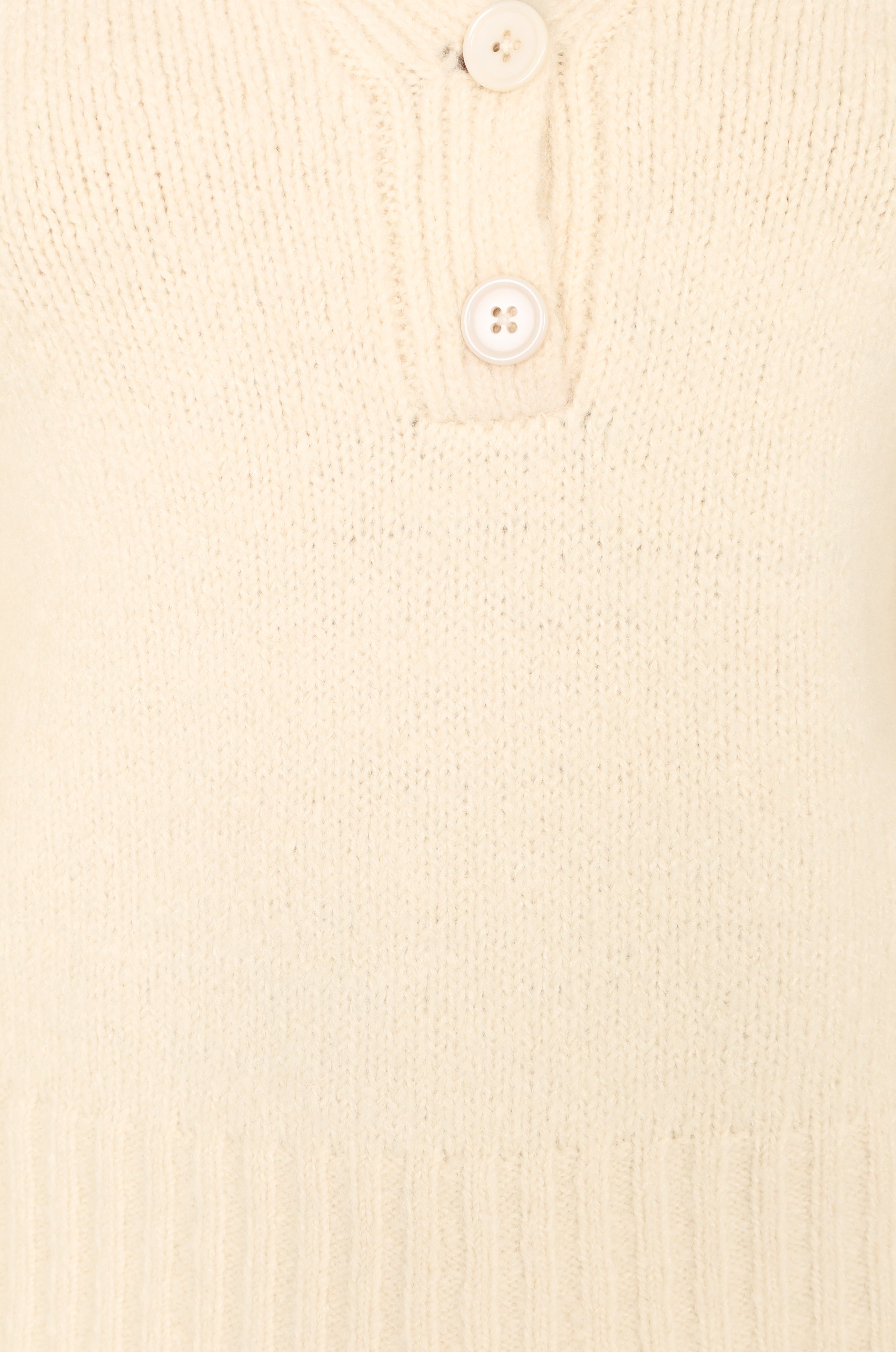 Petal and Pup USA KNITWEAR Kahlani Button Front Knit Sweater - Cream