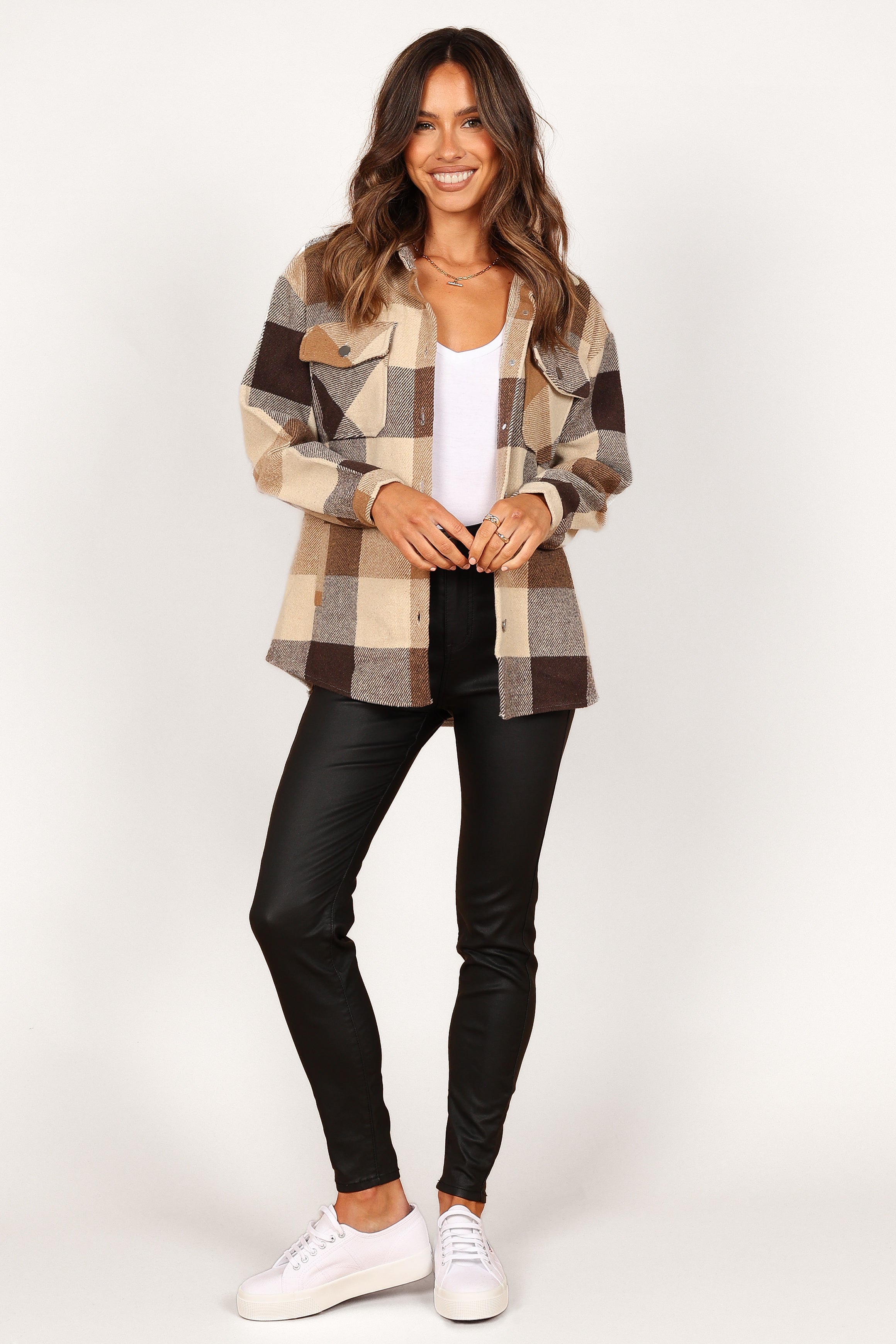 Petal and Pup USA OUTERWEAR Adkin Jacket - Brown