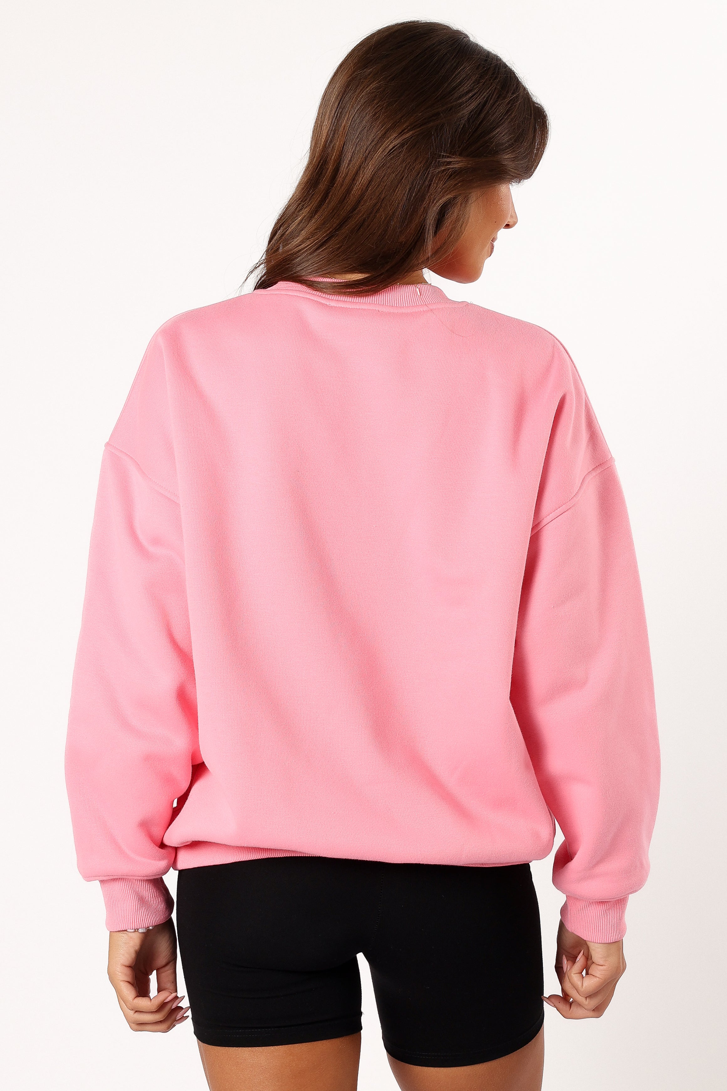 Petal and Pup USA OUTERWEAR Cora Athletic Sweatshirt - Pink
