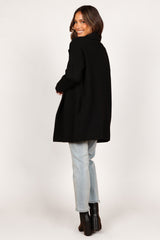 Petal and Pup USA OUTERWEAR Lenore Coatigan - Black