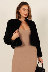 Petal and Pup USA OUTERWEAR Minnie Jacket - Black