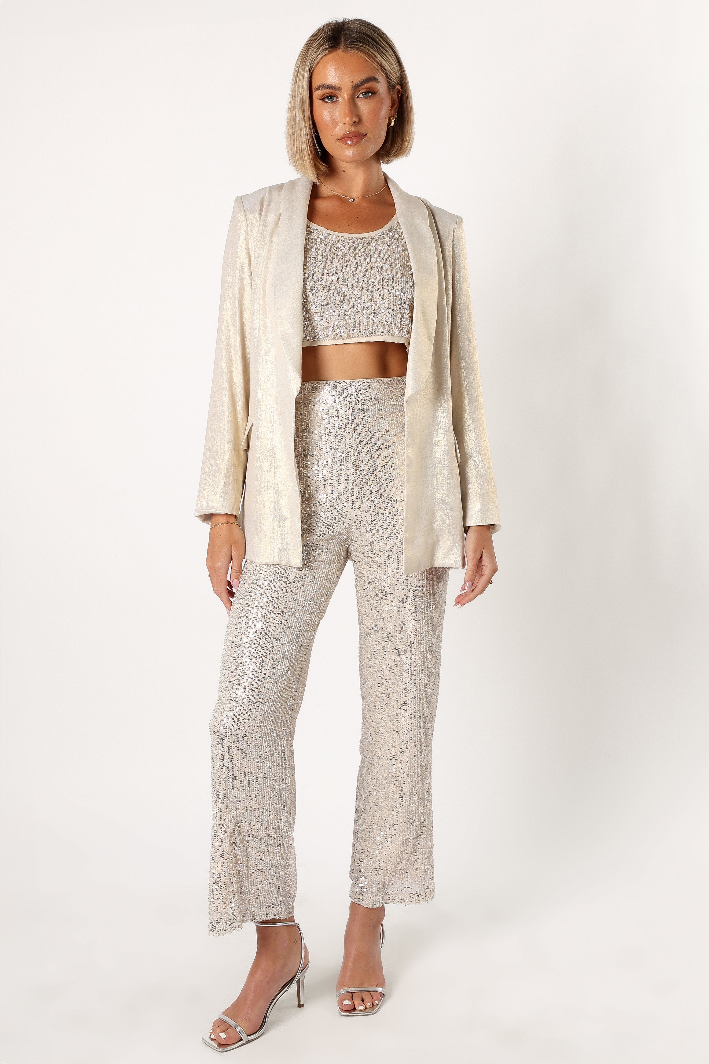 Petal and Pup USA OUTERWEAR Wren Blazer - Cream