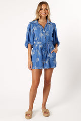 Petal and Pup USA playsuit Gina playsuit - Blue Print