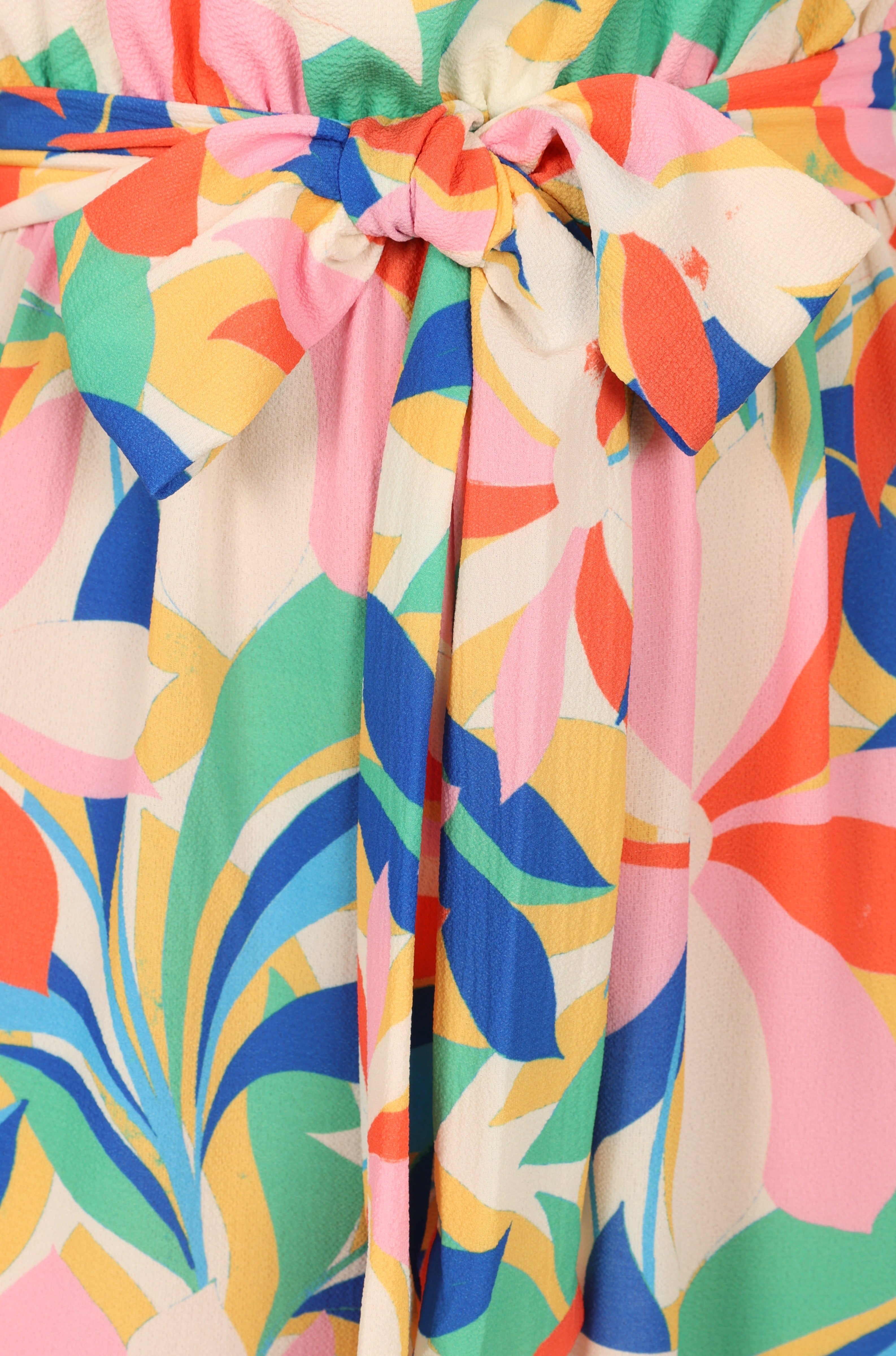 Petal and Pup USA Rompers Belinda One Shoulder Jumpsuit - Floral