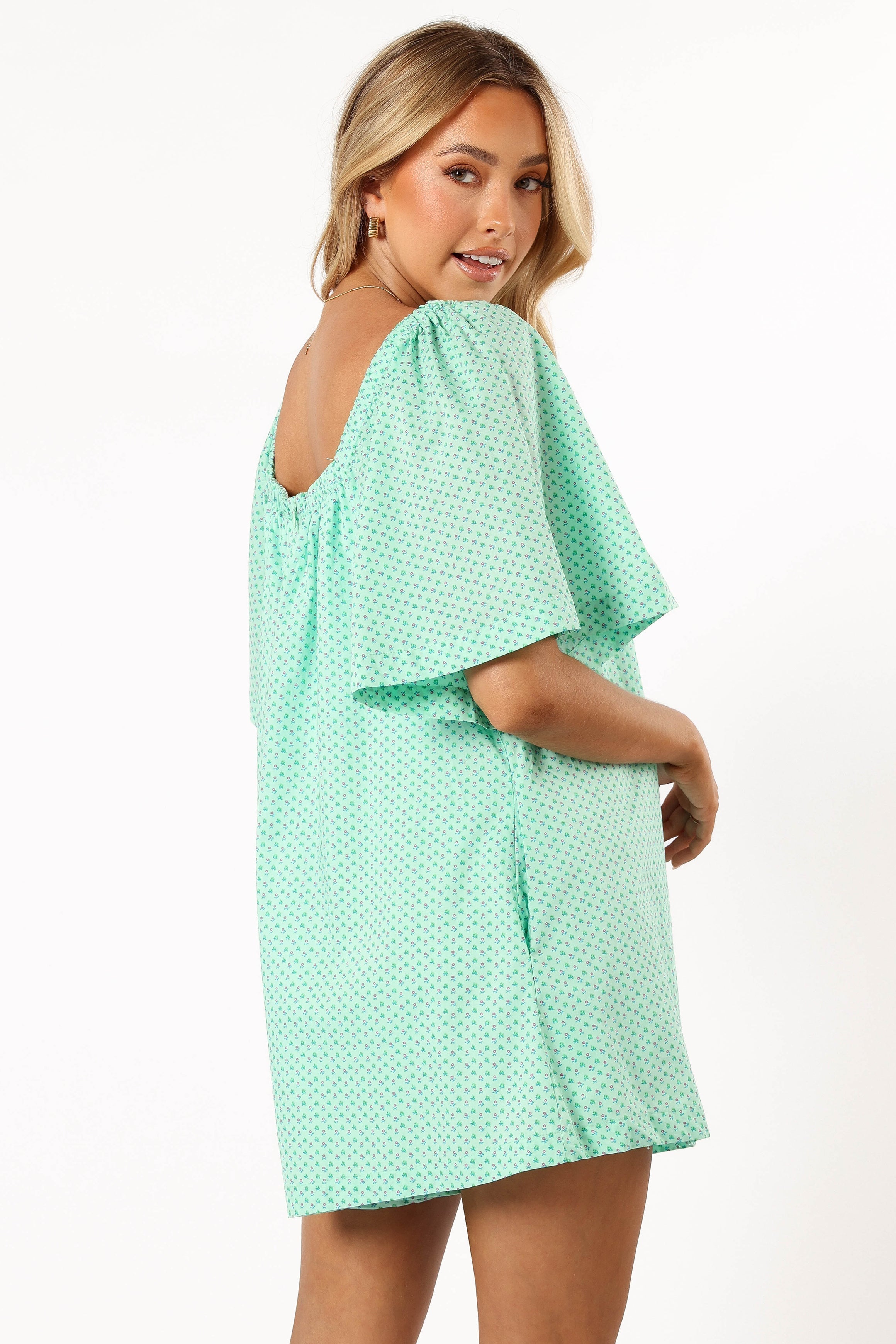 Petal and Pup USA Rompers Chelsea Romper - Mint Green
