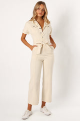 Petal and Pup USA Rompers Demi Jumpsuit - Ecru