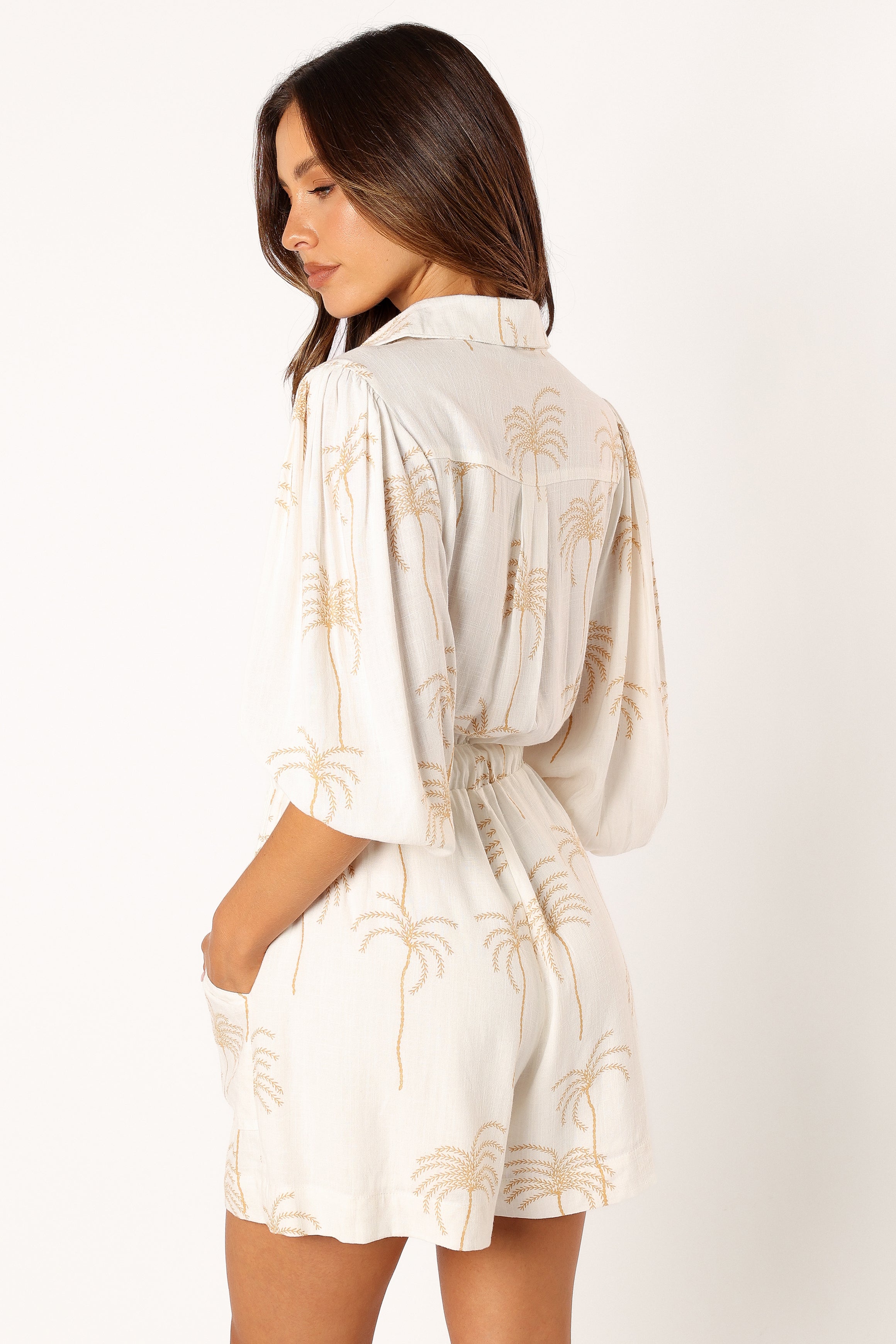 Petal and Pup USA Rompers Gina Romper - White Print