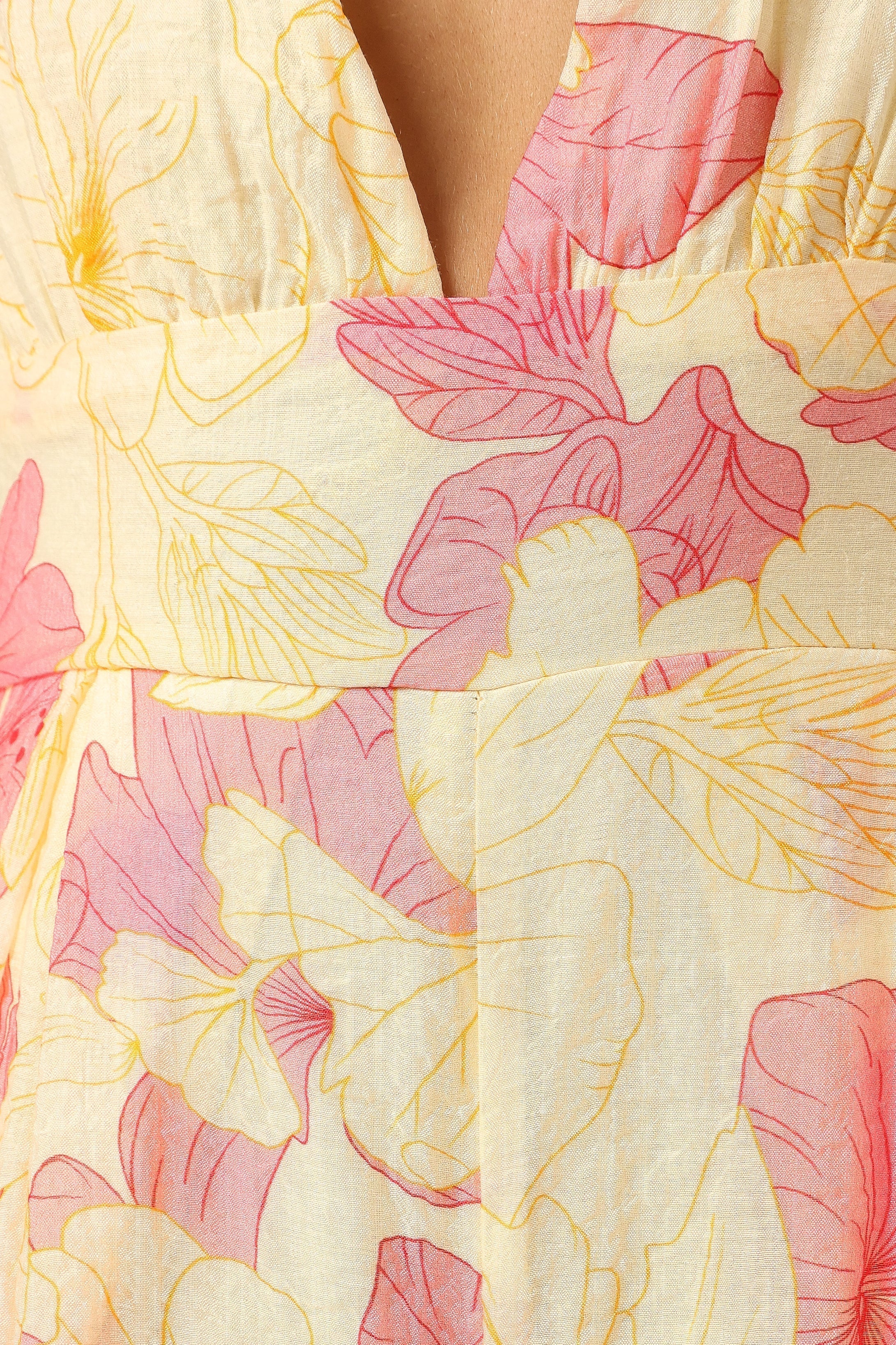 Petal and Pup USA Rompers Halle Jumpsuit - Yellow Pink