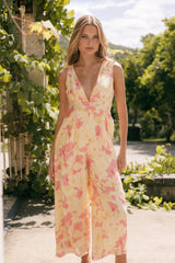 Petal and Pup USA Rompers Halle Jumpsuit - Yellow Pink