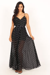 Petal and Pup USA Rompers Hilary Wide Leg Jumpsuit - Black (Wedding Guest)