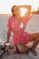 Petal and Pup USA Rompers Ilios Romper - Pink Print