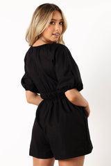 Petal and Pup USA Rompers Kaia Romper - Black