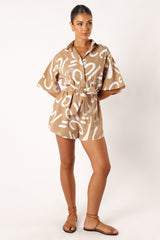 Petal and Pup USA Rompers Kellie Romper - Tan