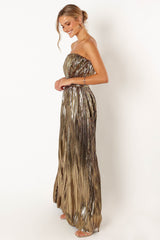 Petal and Pup USA Rompers Kerry Pleat Jumpsuit - Gold