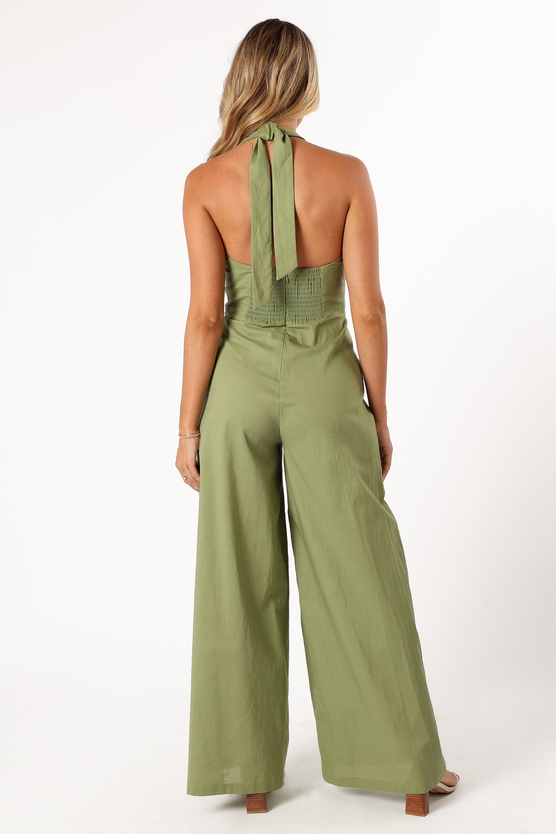 Petal and Pup USA Rompers Kourtney Halterneck Jumpsuit - Olive