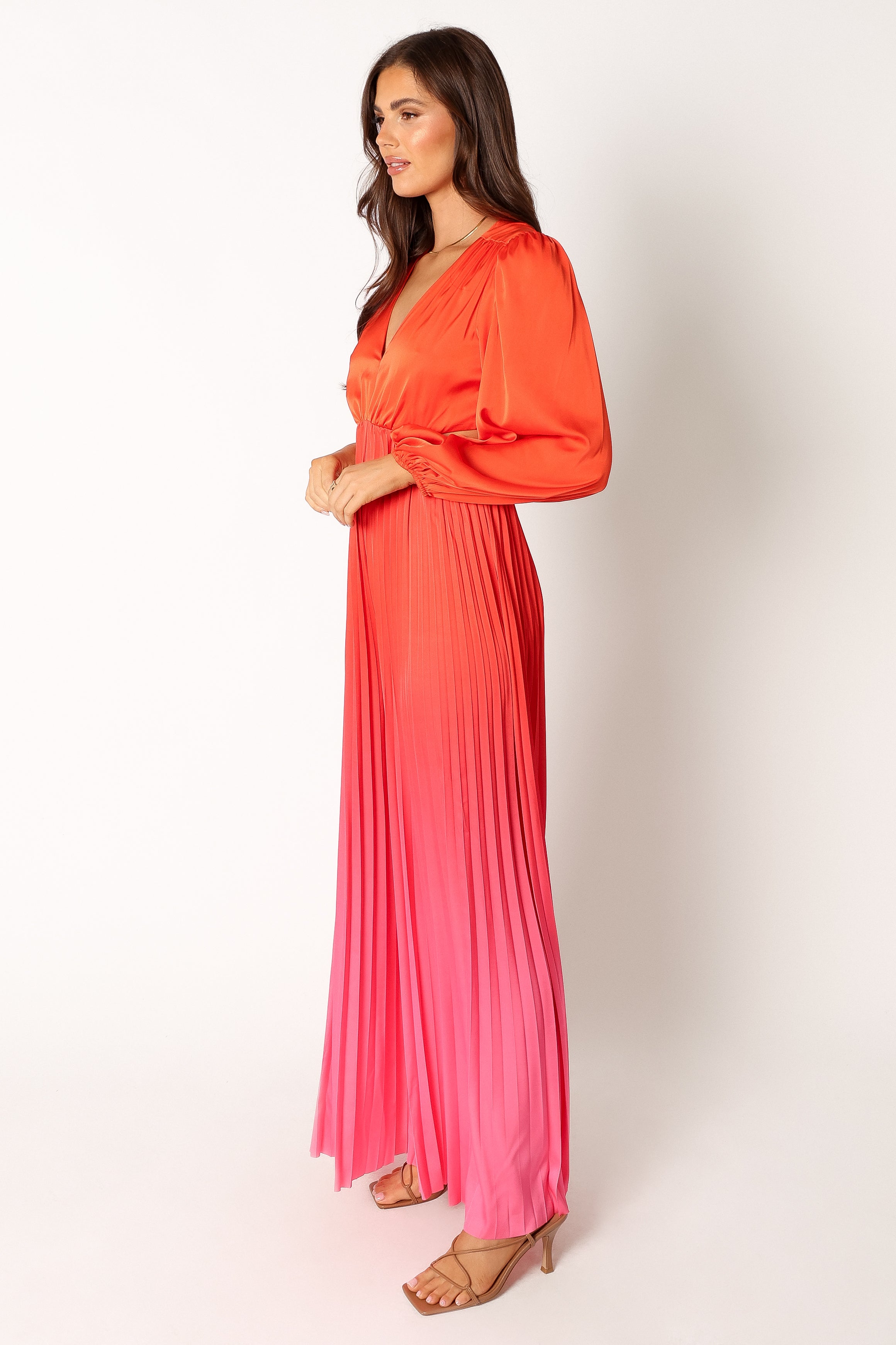 Petal and Pup USA Rompers Krista Gradient Jumpsuit - Red