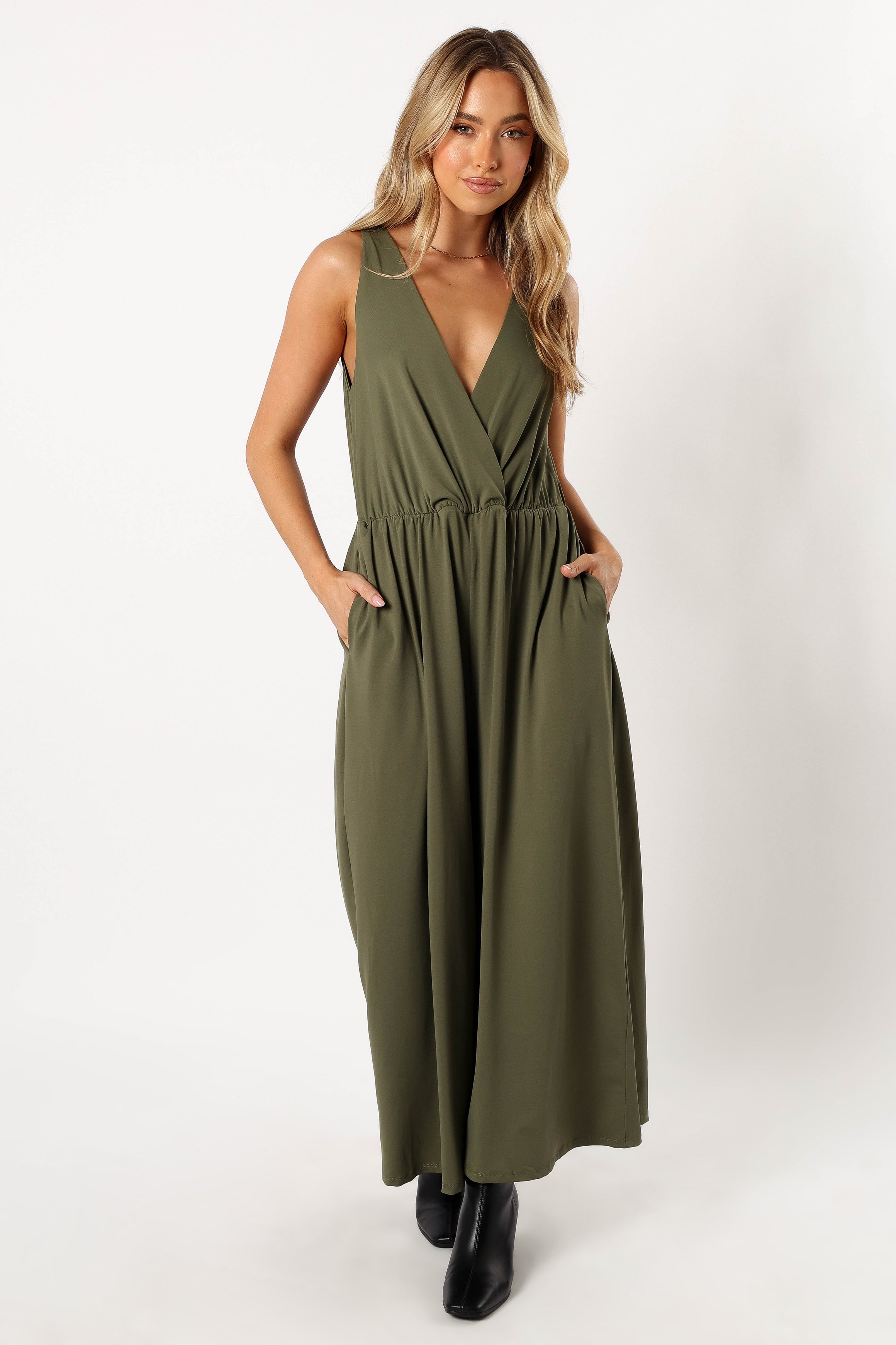 Petal and Pup USA Rompers Miya Jumpsuit - Olive