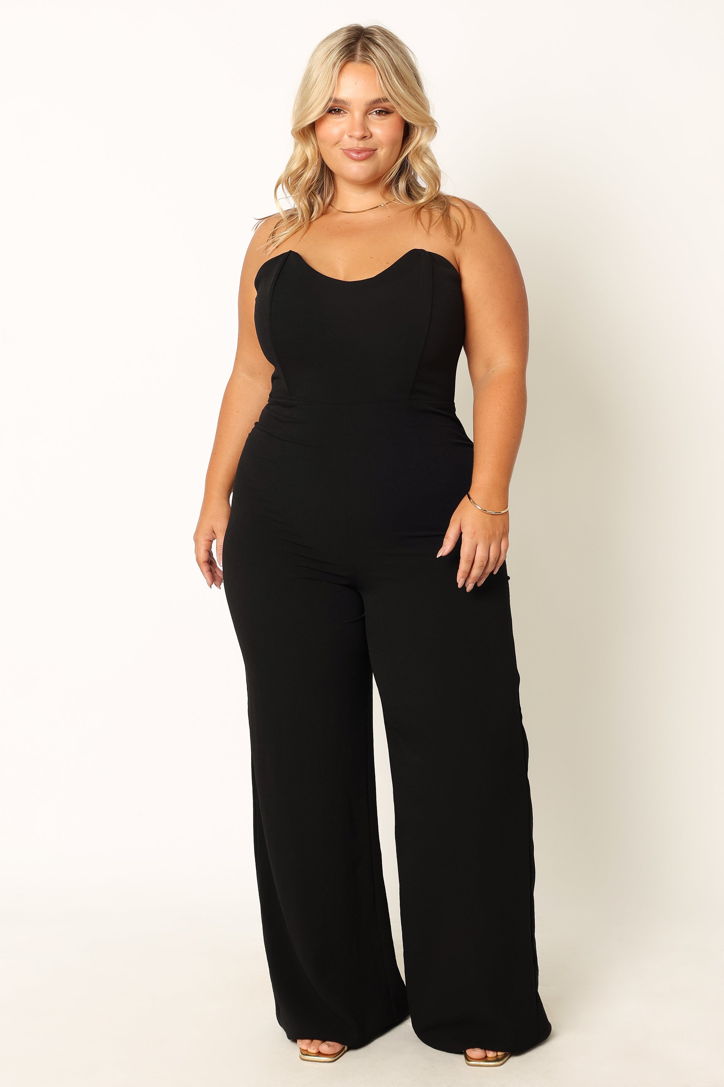 Petal and Pup USA Rompers Nyla Sweetheart Jumpsuit - Black