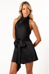 Petal and Pup USA Rompers Odilia Tie Waist Romper - Black