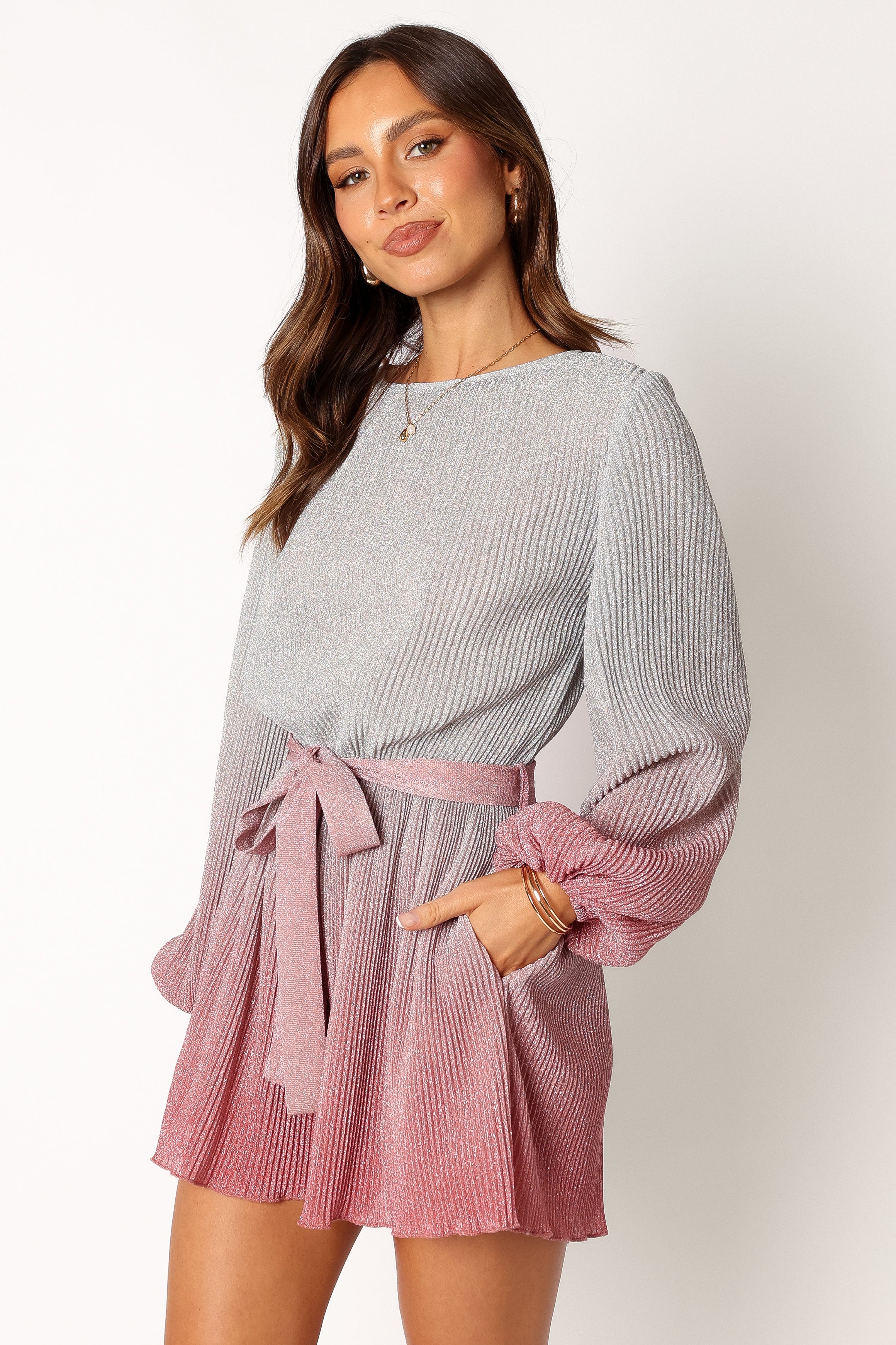 Petal and Pup USA Rompers Rebecca Gradient Romper - Pink