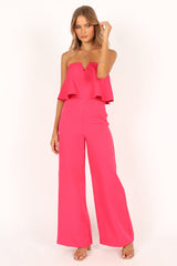 Petal and Pup USA Rompers Sonny Strapless Jumpsuit - Hot Pink