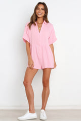 Petal and Pup USA Rompers Winny Romper - Pink