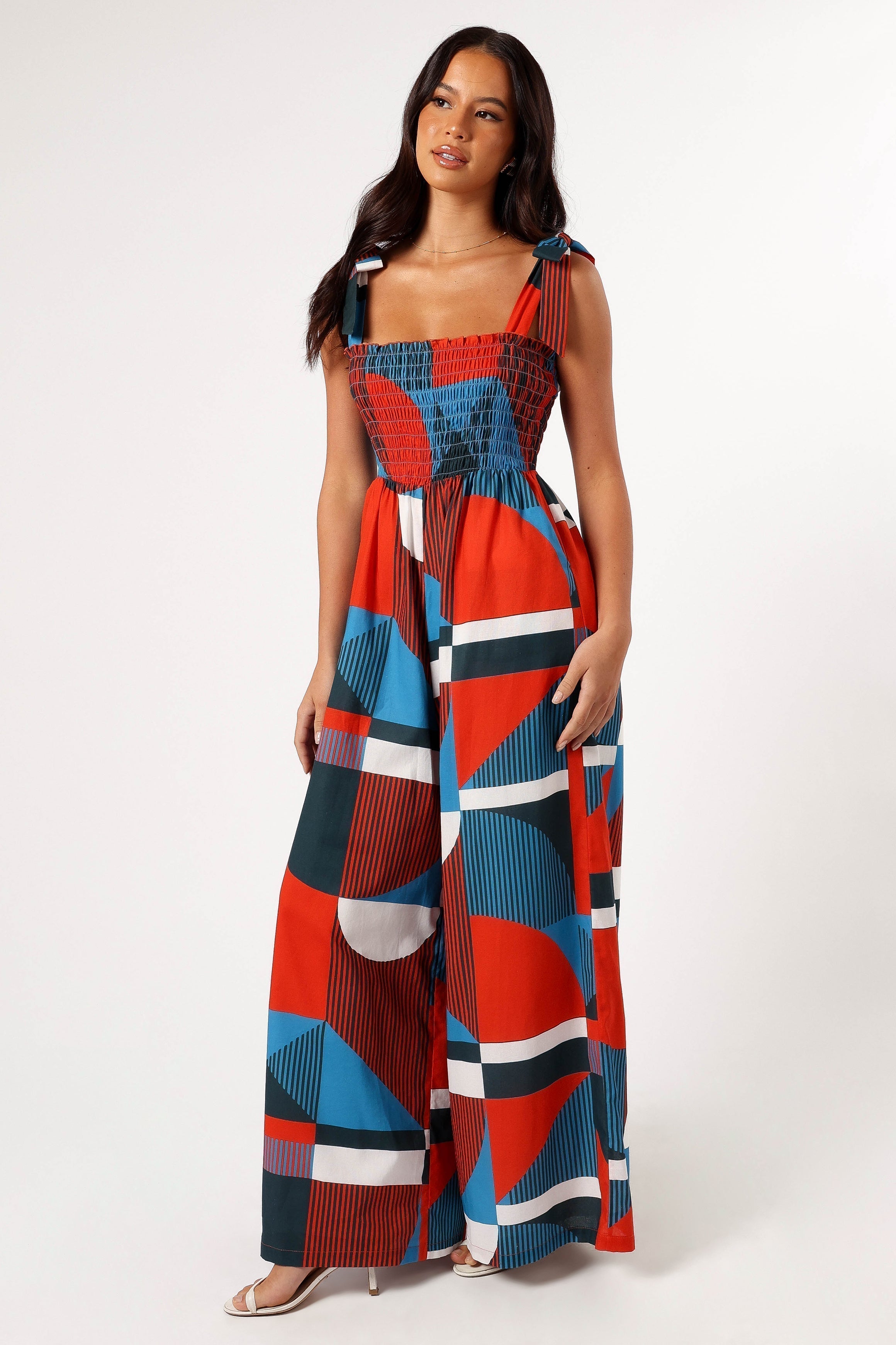 Petal and Pup USA Rompers Wrenley Jumpsuit - Blue Geo