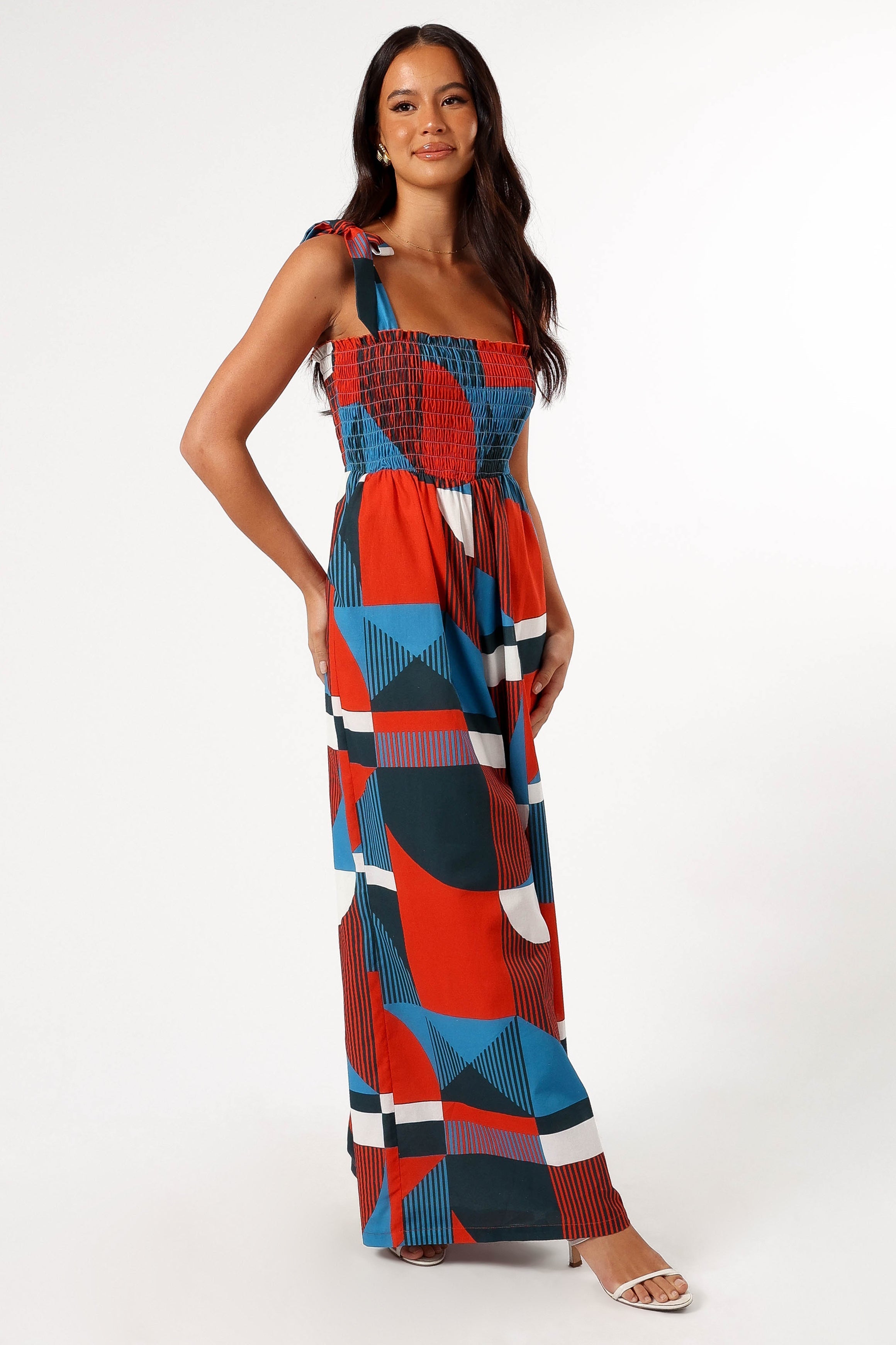 Petal and Pup USA Rompers Wrenley Jumpsuit - Blue Geo