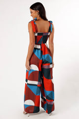 Petal and Pup USA Rompers Wrenley Jumpsuit - Blue Geo