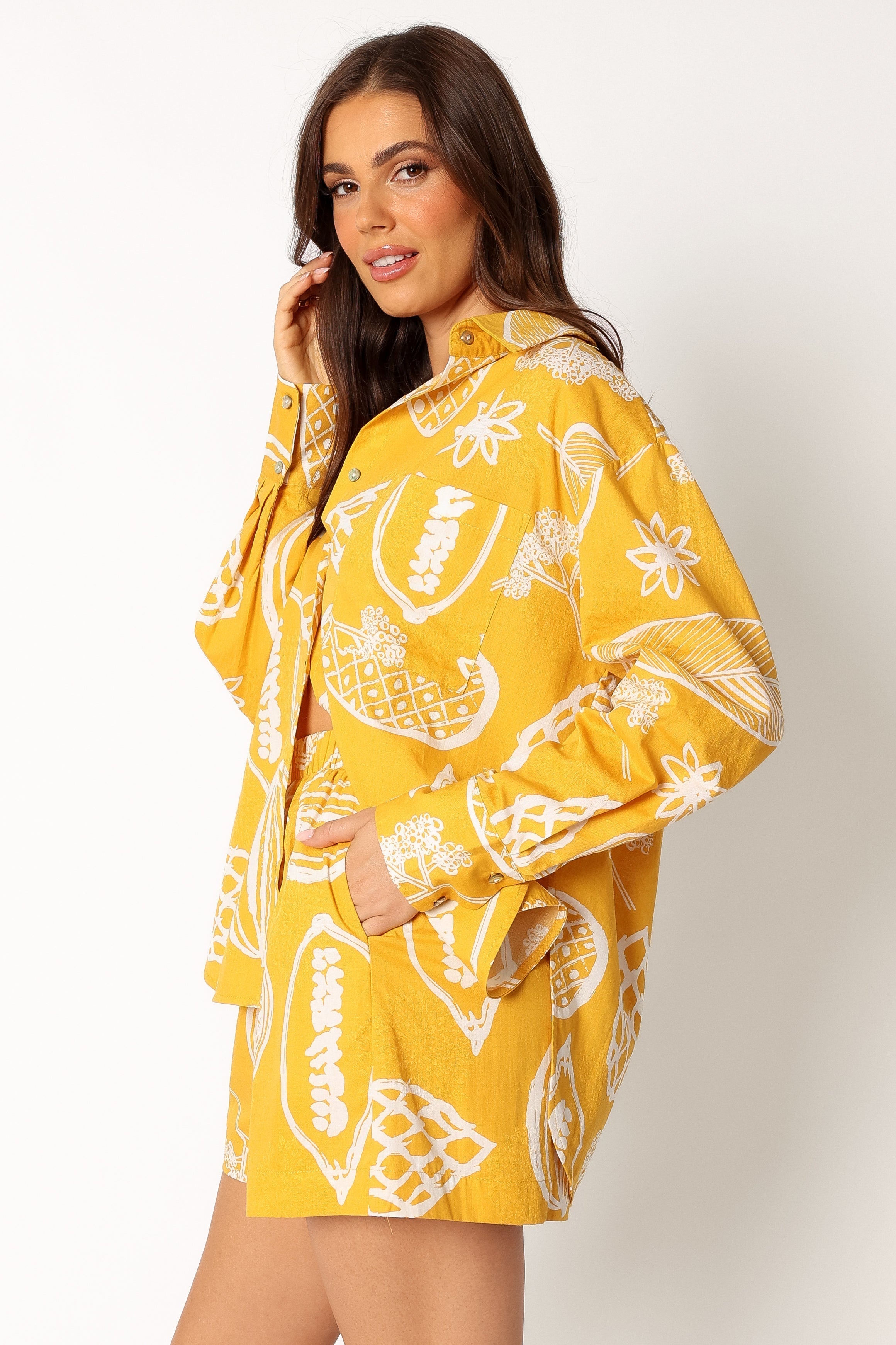 Petal and Pup USA SETS Bonnie Two Piece Set - Yellow