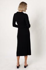 Petal and Pup USA SETS Cameron Knitted Set - Black