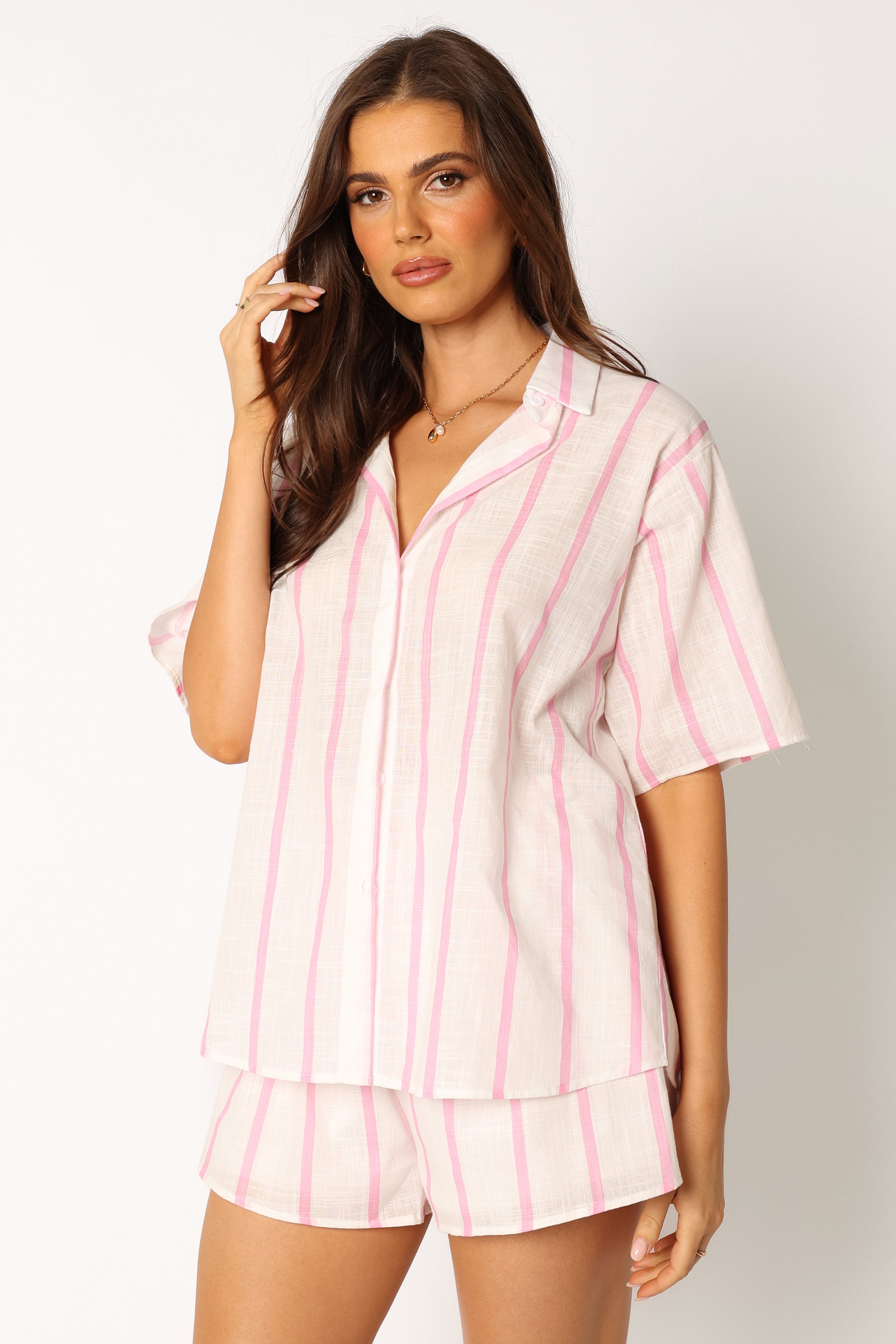 Petal and Pup USA SETS Costa Short Set - White