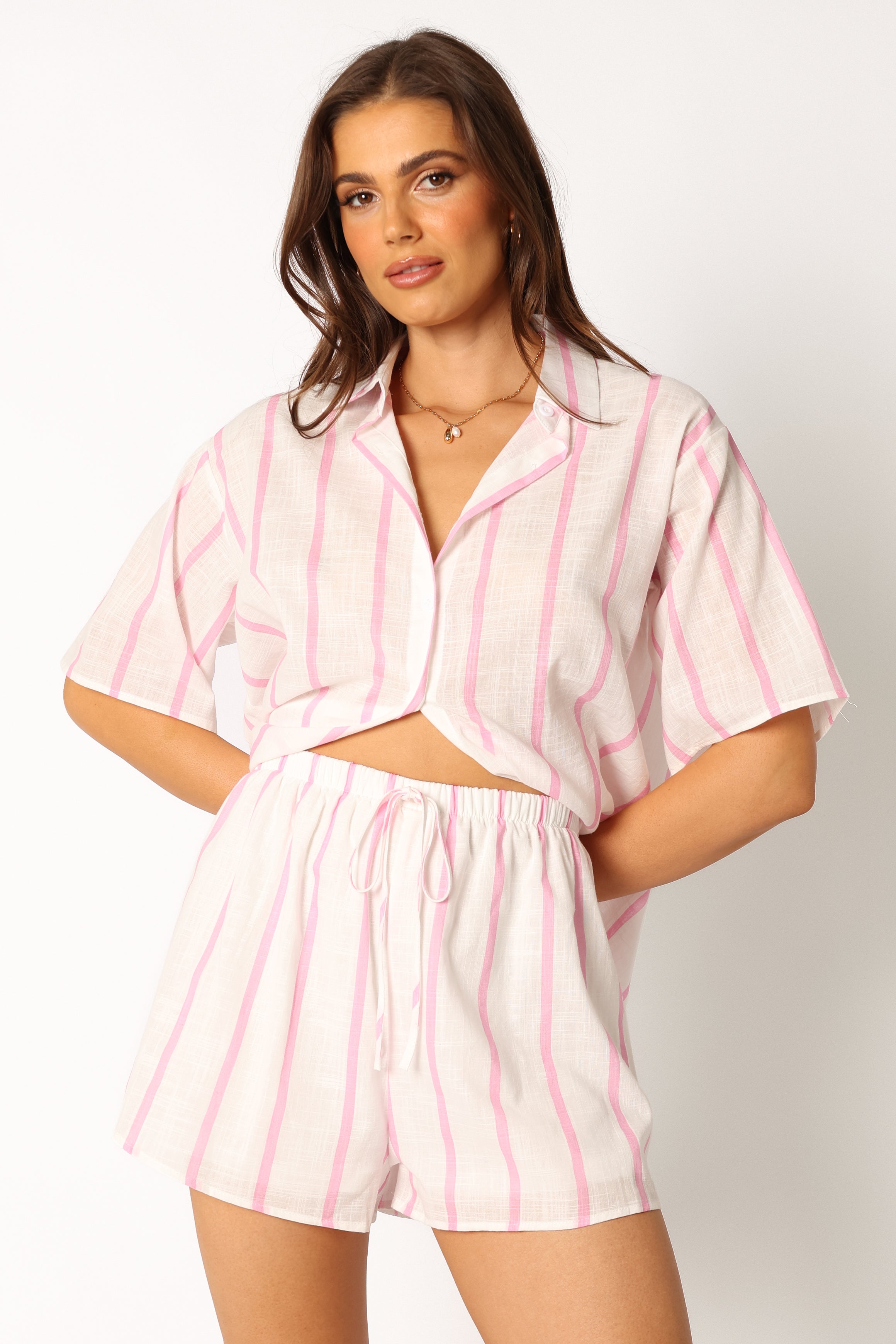 Petal and Pup USA SETS Costa Short Set - White