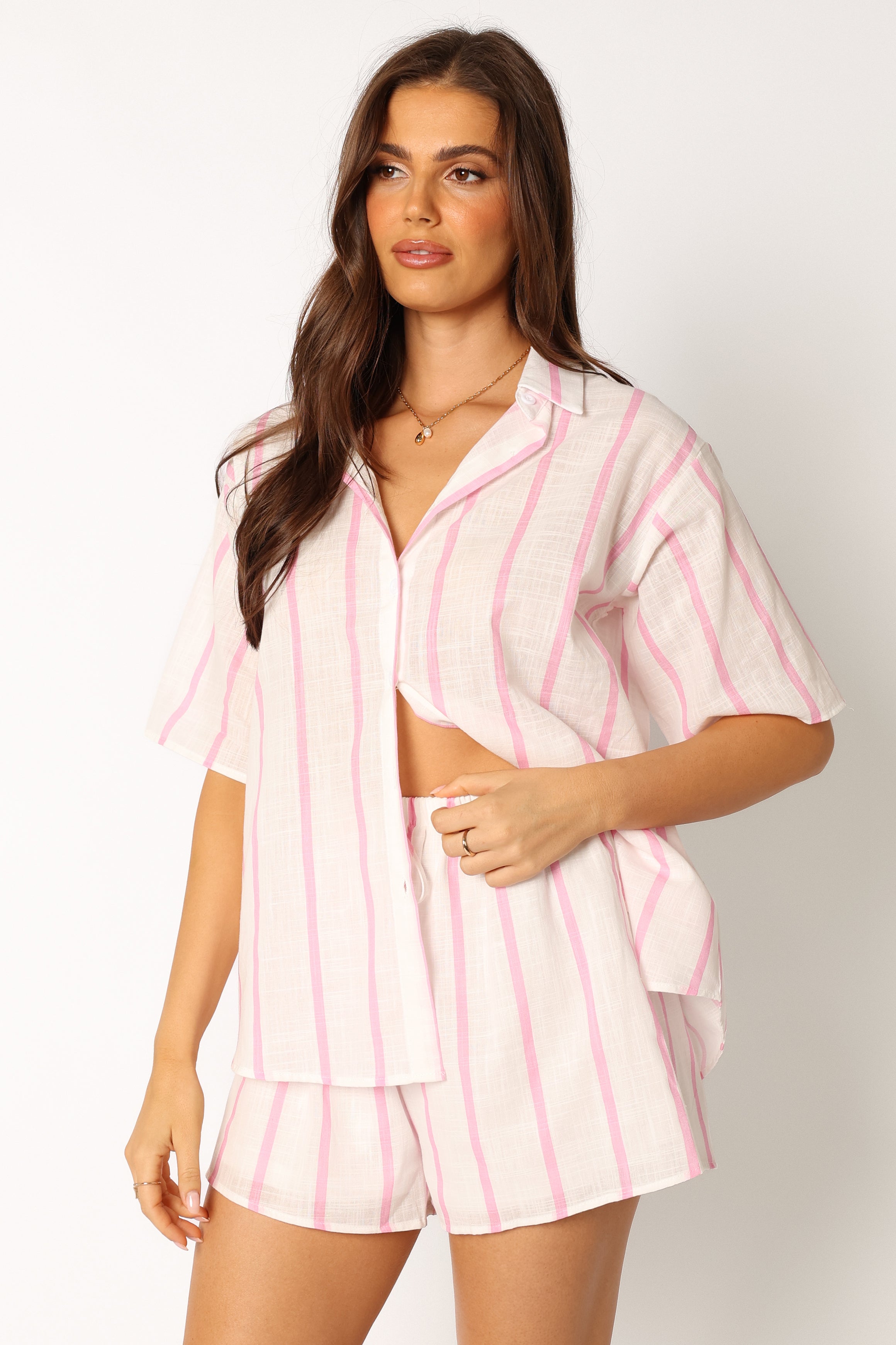 Petal and Pup USA SETS Costa Short Set - White