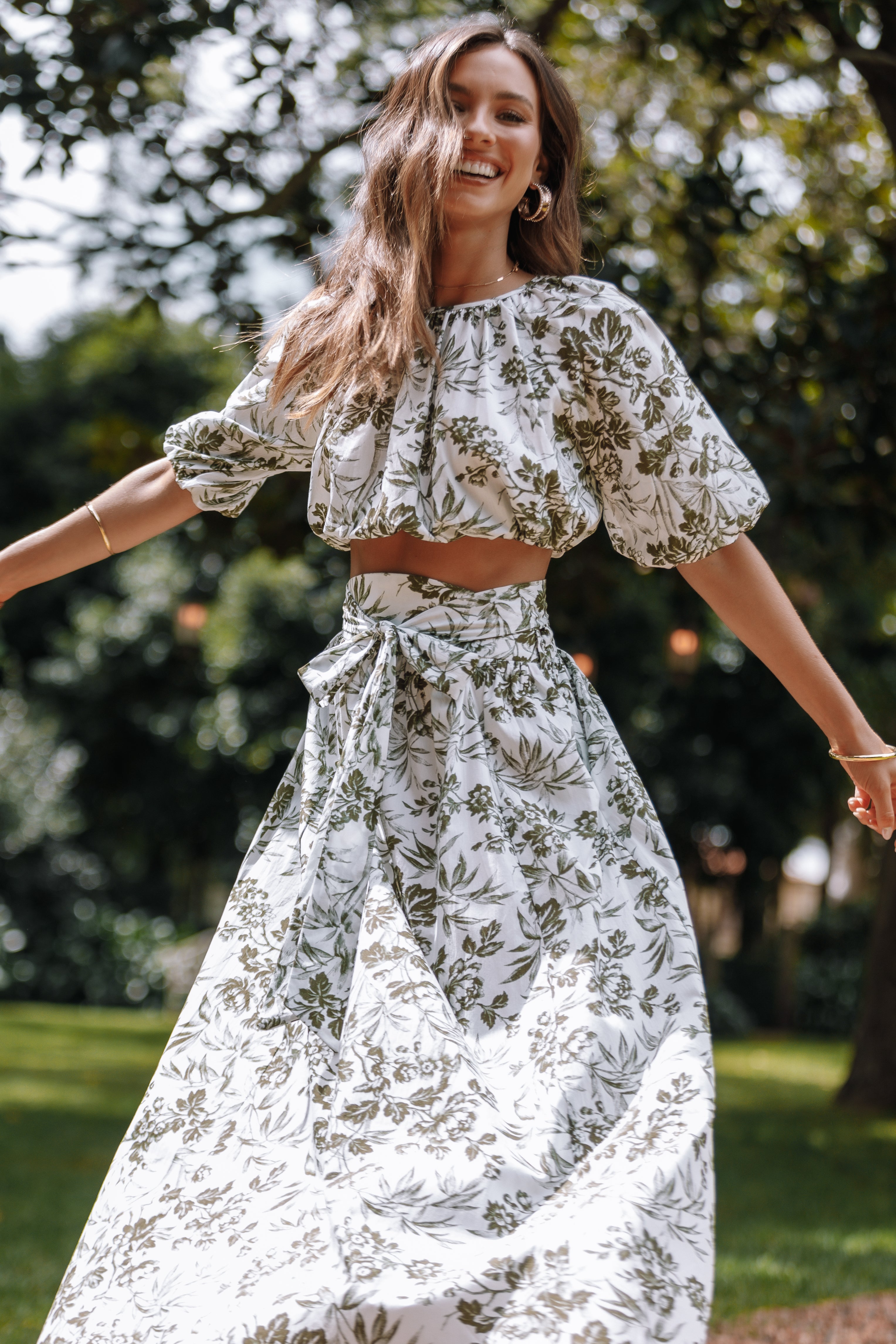 Petal and Pup USA SETS Delilah Set - Green Floral