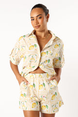Petal and Pup USA SETS Domenica Short Set - Lemon Print