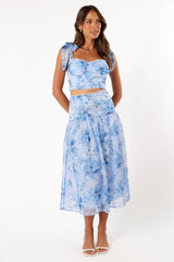 Petal and Pup USA SETS Elle Two Piece Set - Blue Floral