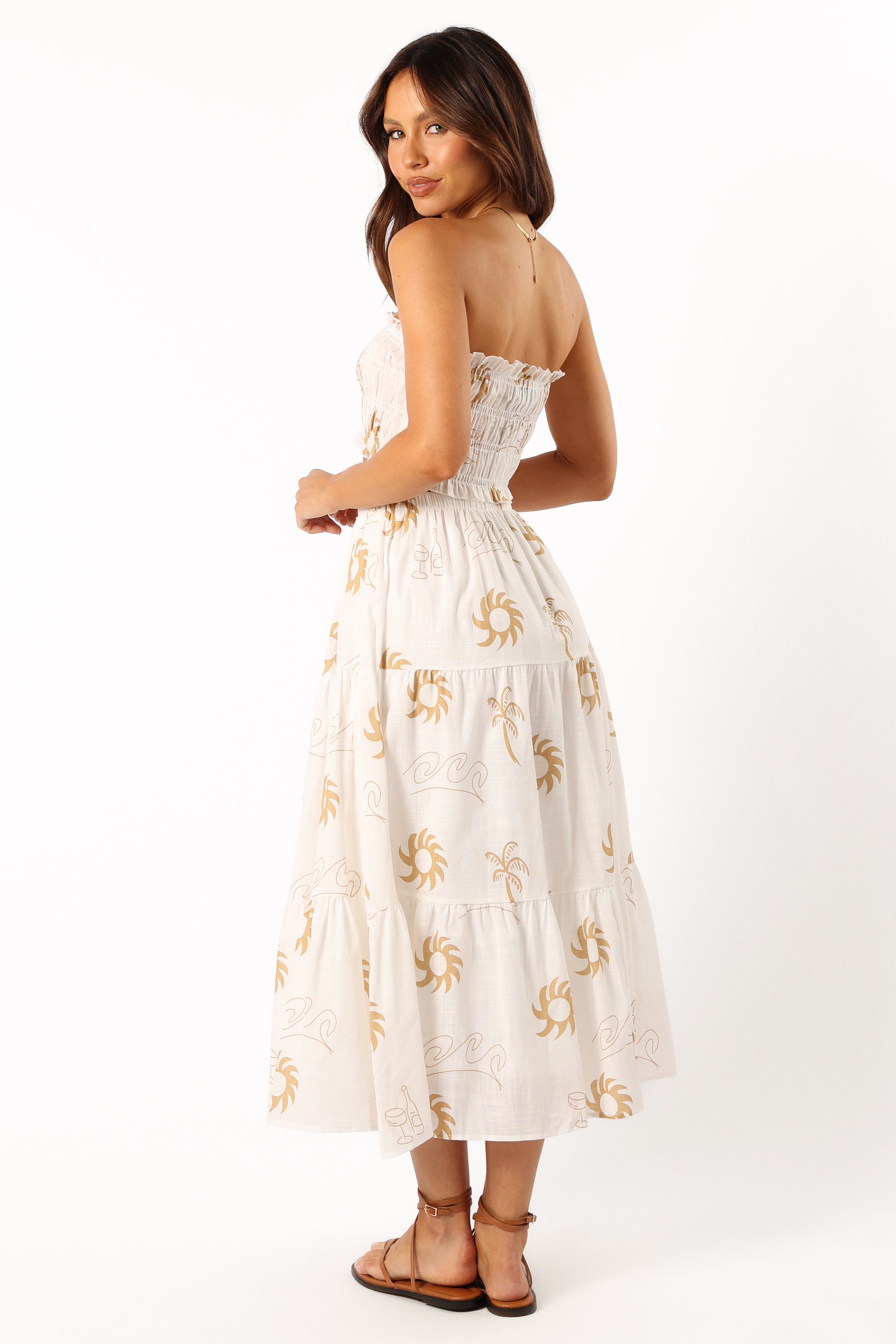 Petal and Pup USA SETS Francesca Two Piece Set - White Beige