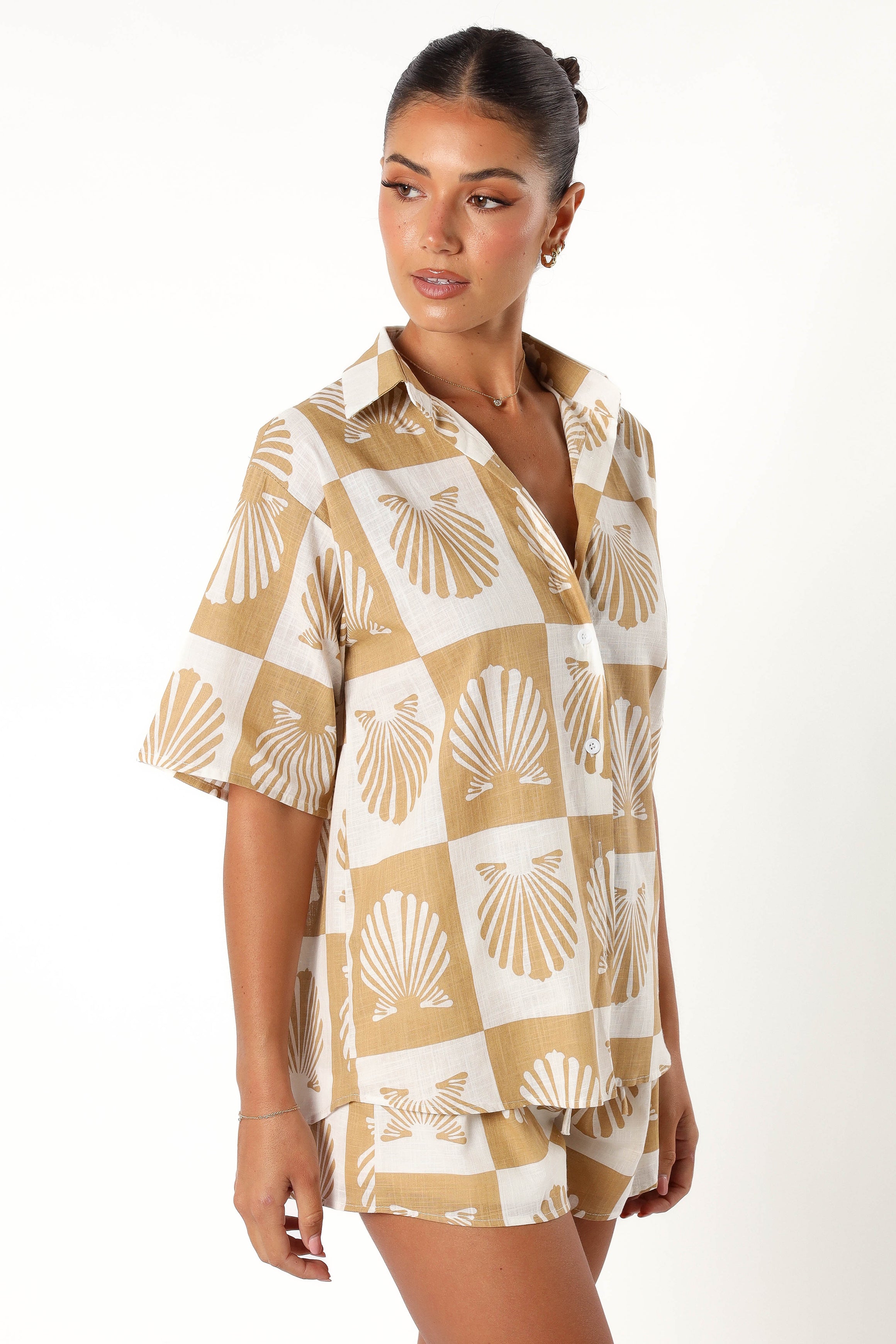 Petal and Pup USA SETS Harvey Short Set - Tan