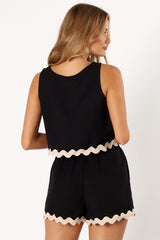 Petal and Pup USA SETS Katy Short Set - Black