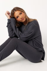 Petal and Pup USA SETS Margo Two Piece Set - Charcoal