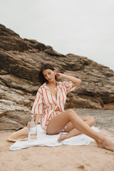 Petal and Pup USA SETS Myles Short Set - Red Stripe