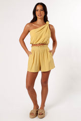Petal and Pup USA SETS Sally Top & Short Set - Butter Yellow